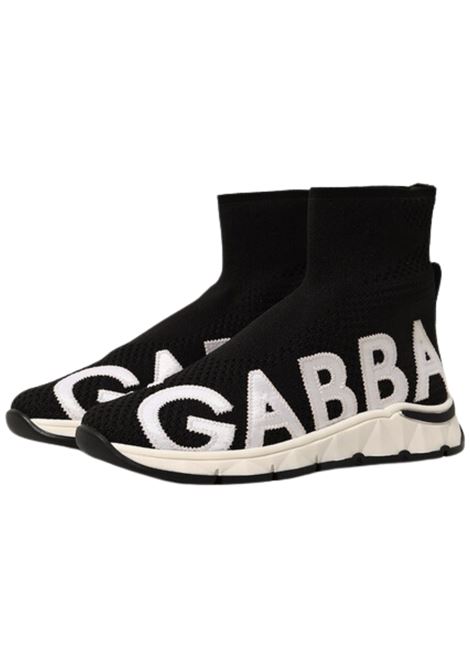 Scarpe in maglia unisex nere  DOLCE E GABBANA | DA5179/PIANERO